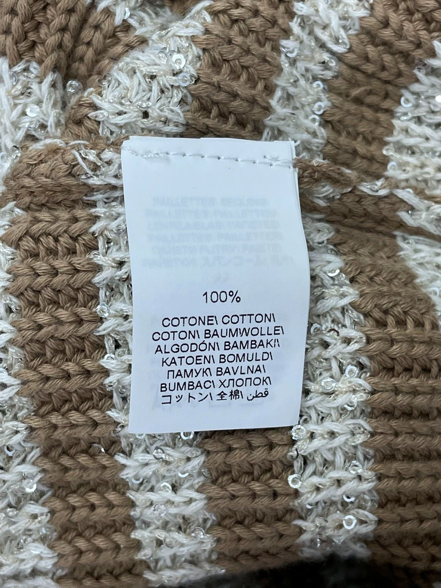 Brunello Cucinelli Brunello Cucinelli Sequin Stripe Sweater - dmc Size US XXL / EU 58 / 5 - 8 Thumbnail