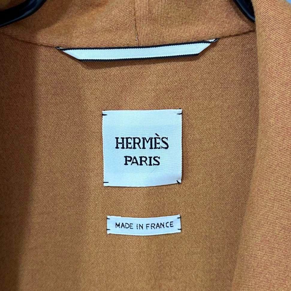 Hermes HERMES Brown Cashmere Zip Jacket - dmc Size US S / EU 44-46 / 1 - 4 Thumbnail