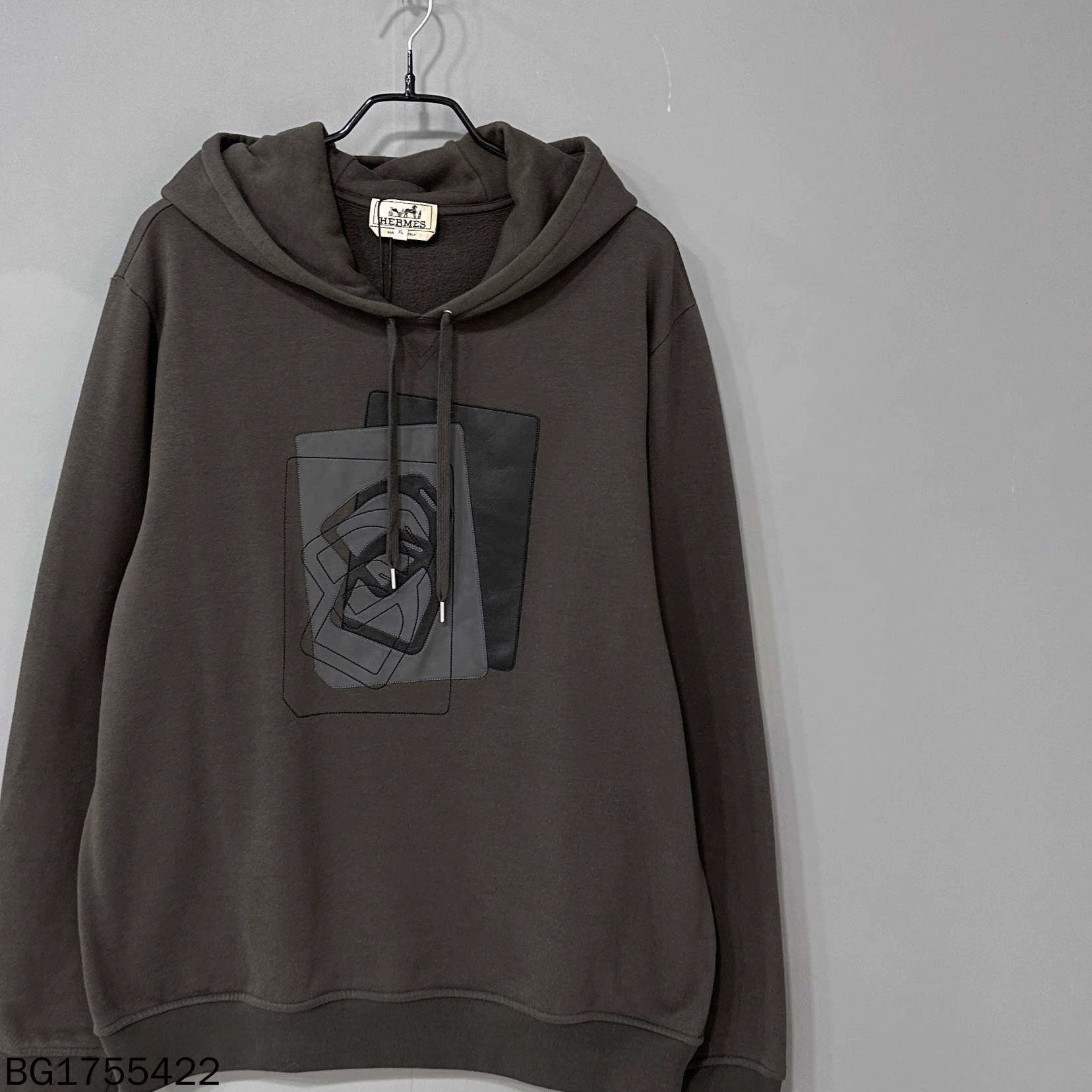 Hermes Hermes 23AW Poker Hoodie - dmc Size US XL / EU 56 / 4 - 2 Thumbnail