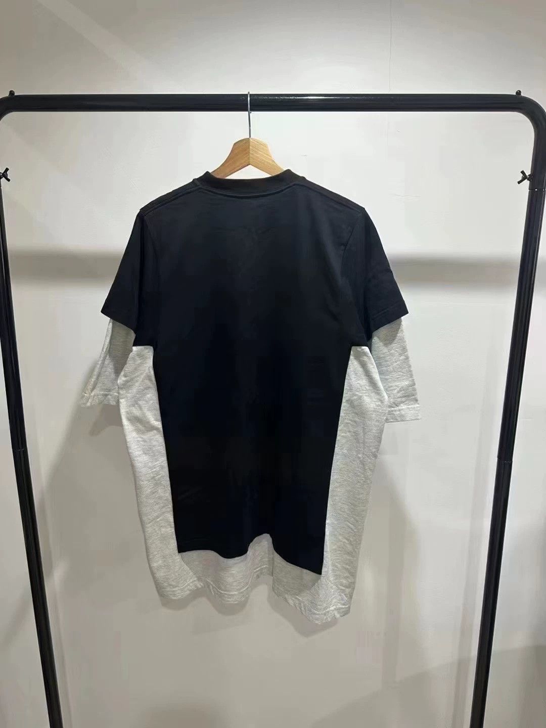 Balenciaga Balenciaga Black Grey Logo T-shirt - dmc Size US S / EU 44-46 / 1 - 2 Thumbnail
