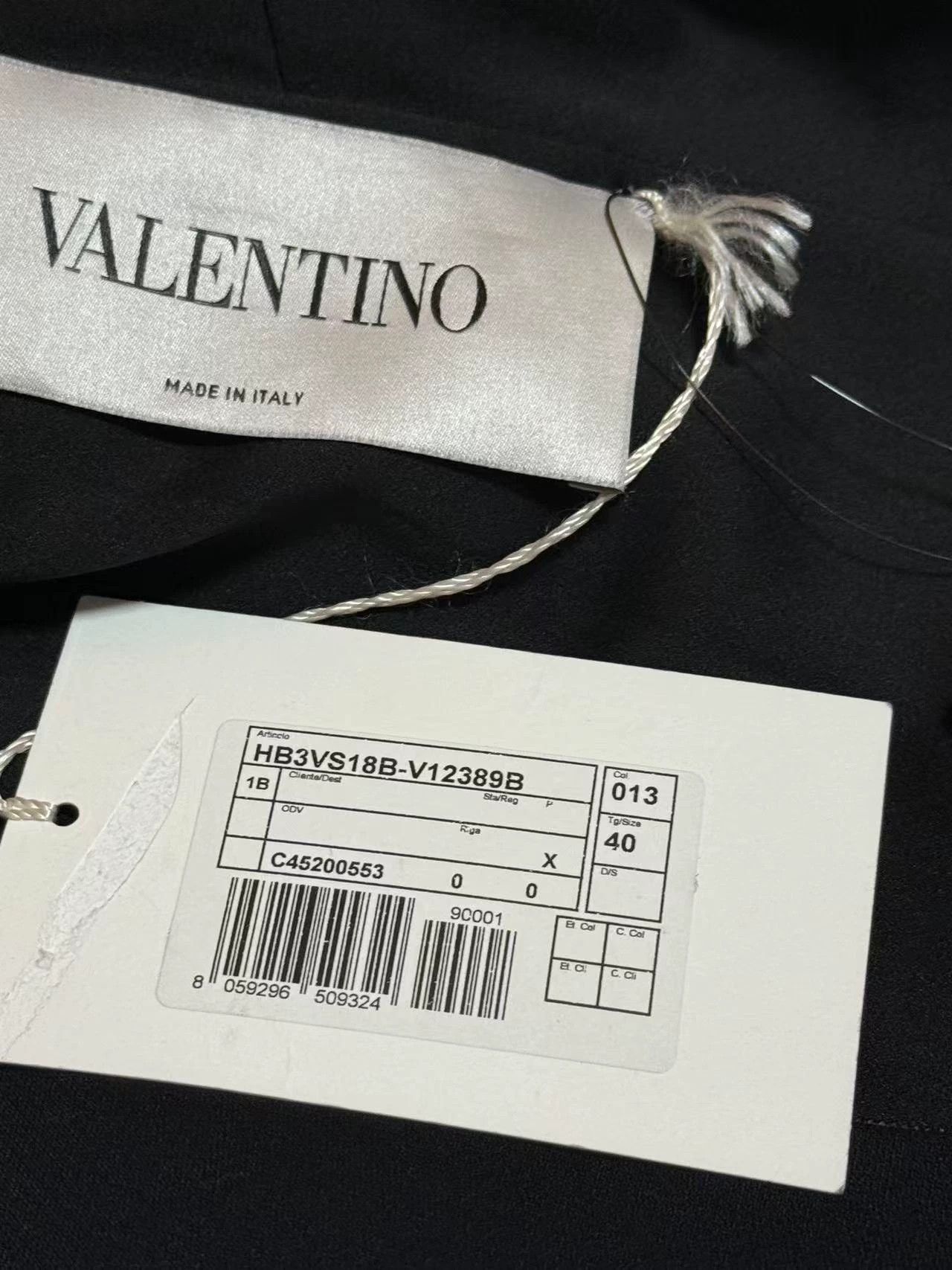 Valentino VALENTINO Black Dress Size F40 - dmc Size US S / EU 44-46 / 1 - 2 Thumbnail