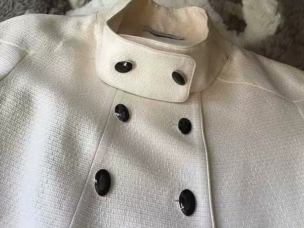 Valentino Valentino White Silk Satin Trench Coat - dmc Size US XS / EU 42 / 0 - 4 Thumbnail