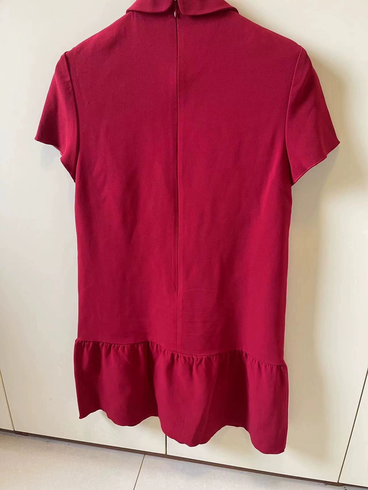 Valentino Valentino Women's Red Short-Sleeve Dress - dmc Size US XS / EU 42 / 0 - 5 Thumbnail