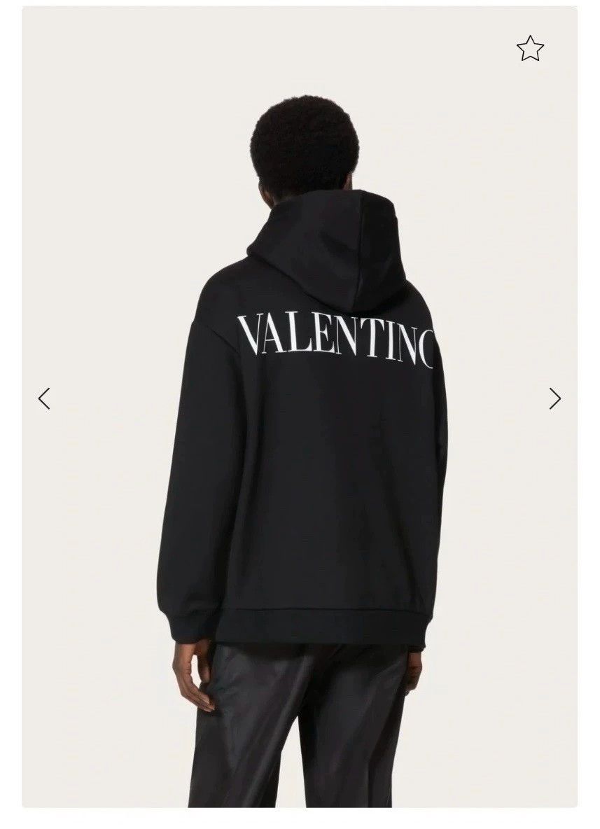 Valentino Valentino Men's Black Hoodie Italy - dmc Size US M / EU 48-50 / 2 - 9 Thumbnail