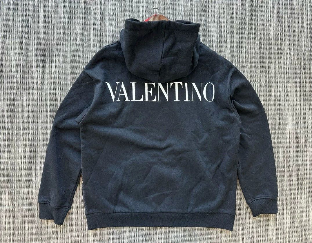 Valentino Valentino Men's Black Hoodie Italy - dmc Size US M / EU 48-50 / 2 - 6 Thumbnail