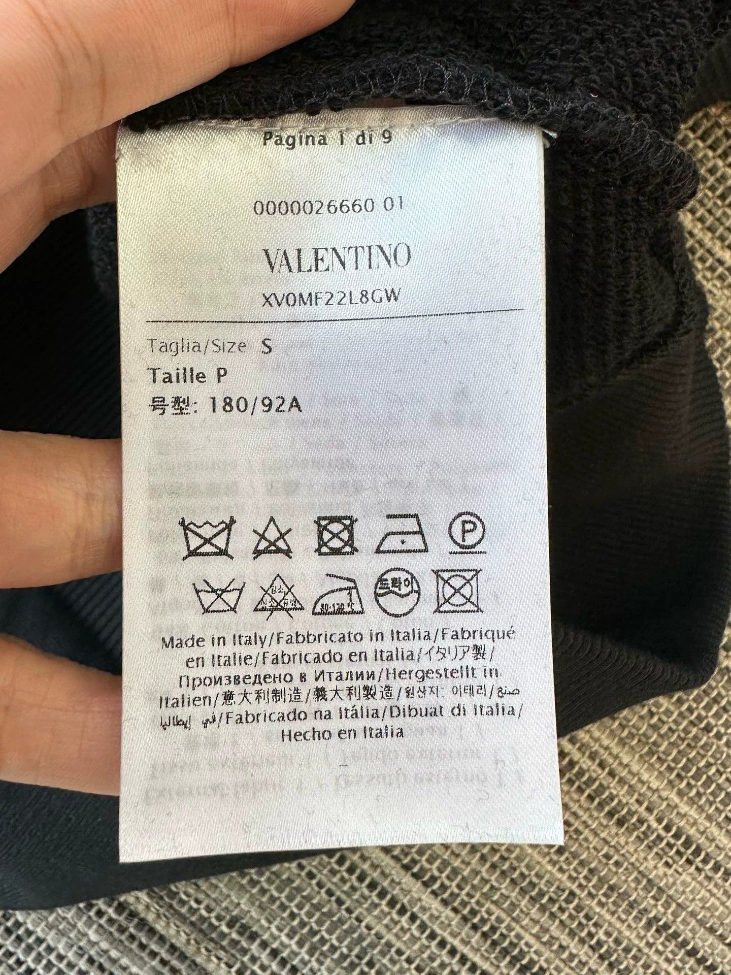 Valentino Valentino Men's Black Hoodie Italy - dmc Size US M / EU 48-50 / 2 - 5 Thumbnail