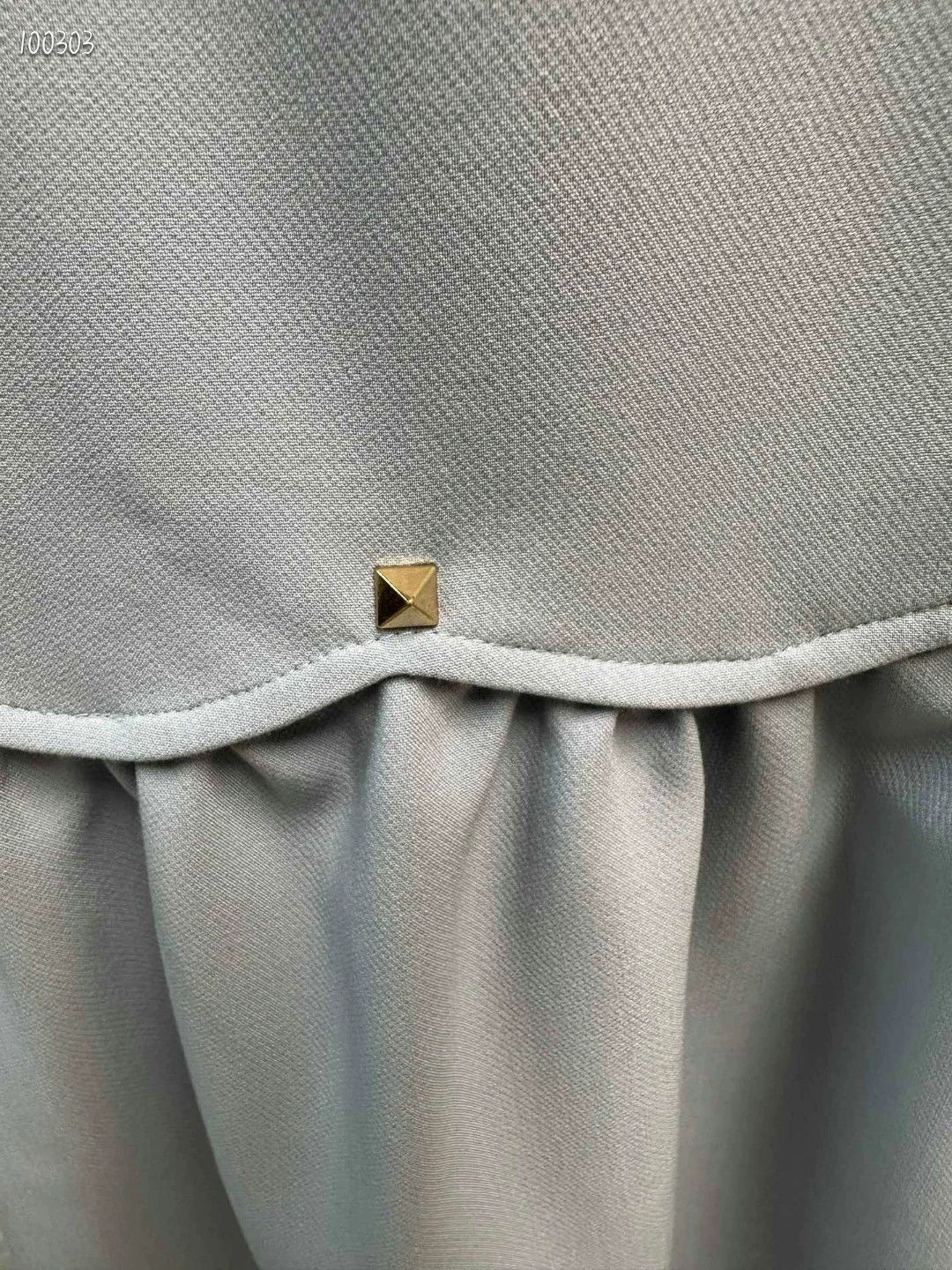 Valentino Valentino Blue Fitted Waist Dress - dmc Size US XL / EU 56 / 4 - 5 Thumbnail