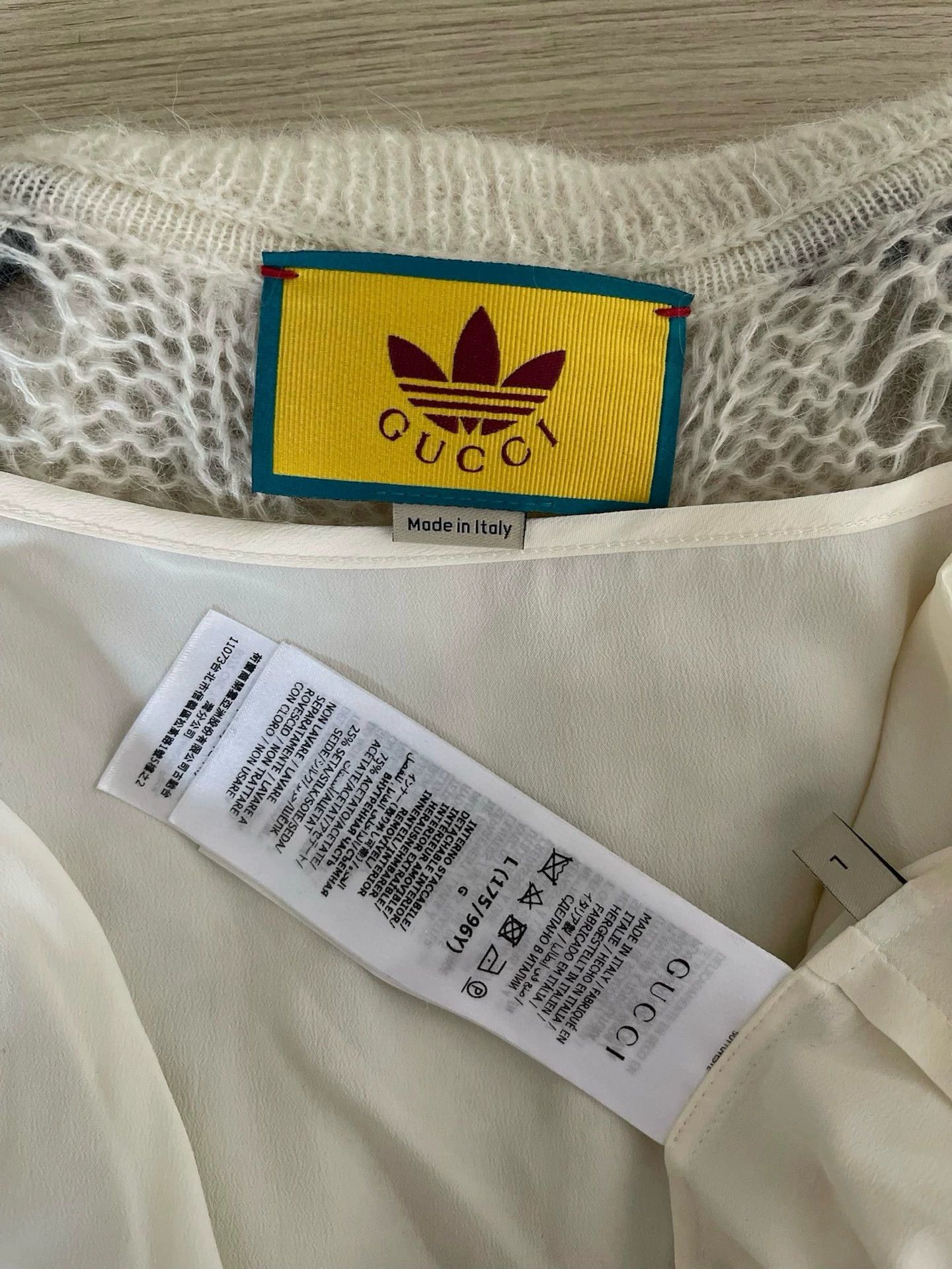 Gucci Gucci Adidas Collaboration Knit Sweater L - dmc Size US L / EU 52-54 / 3 - 3 Thumbnail
