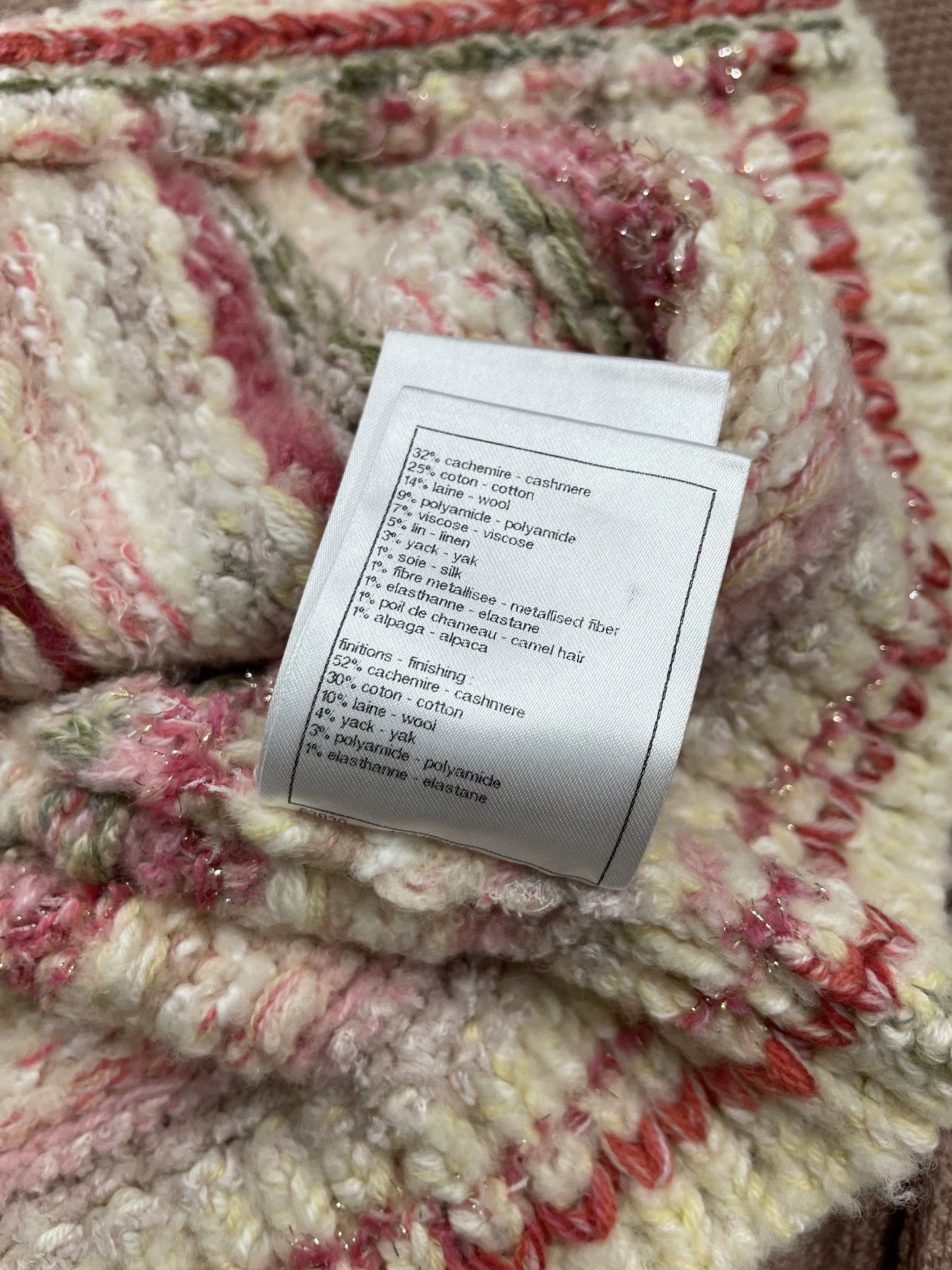 Chanel Chanel Pink Stripe Bow Button Vest - dmc Size US S / EU 44-46 / 1 - 6 Thumbnail