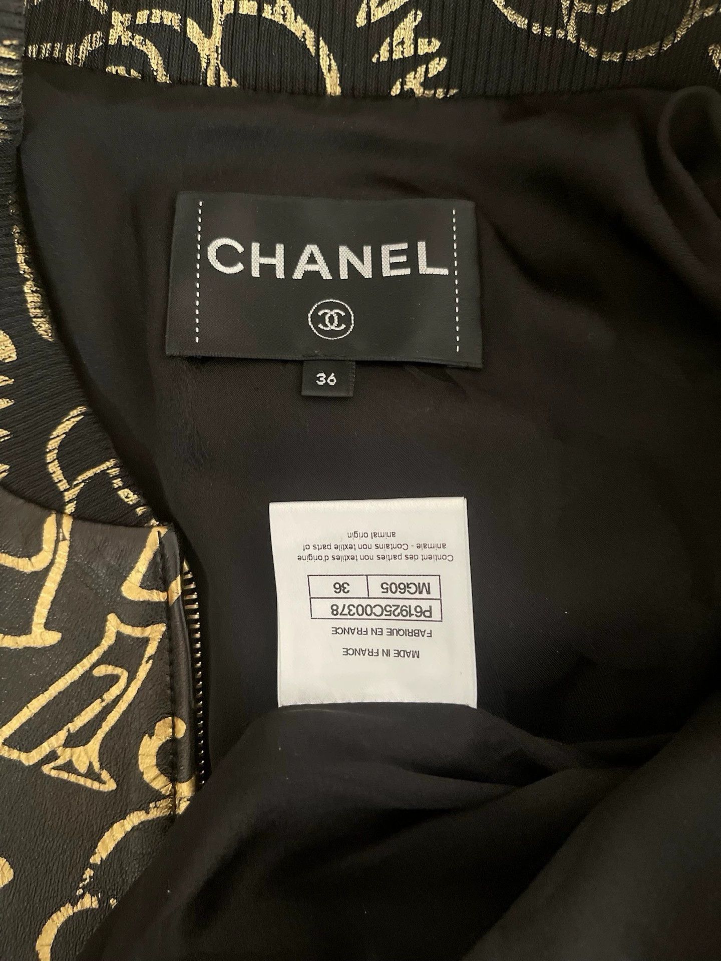 Chanel Chanel Egypt Graffiti Leather Jacket - dmc Size US M / EU 48-50 / 2 - 3 Thumbnail