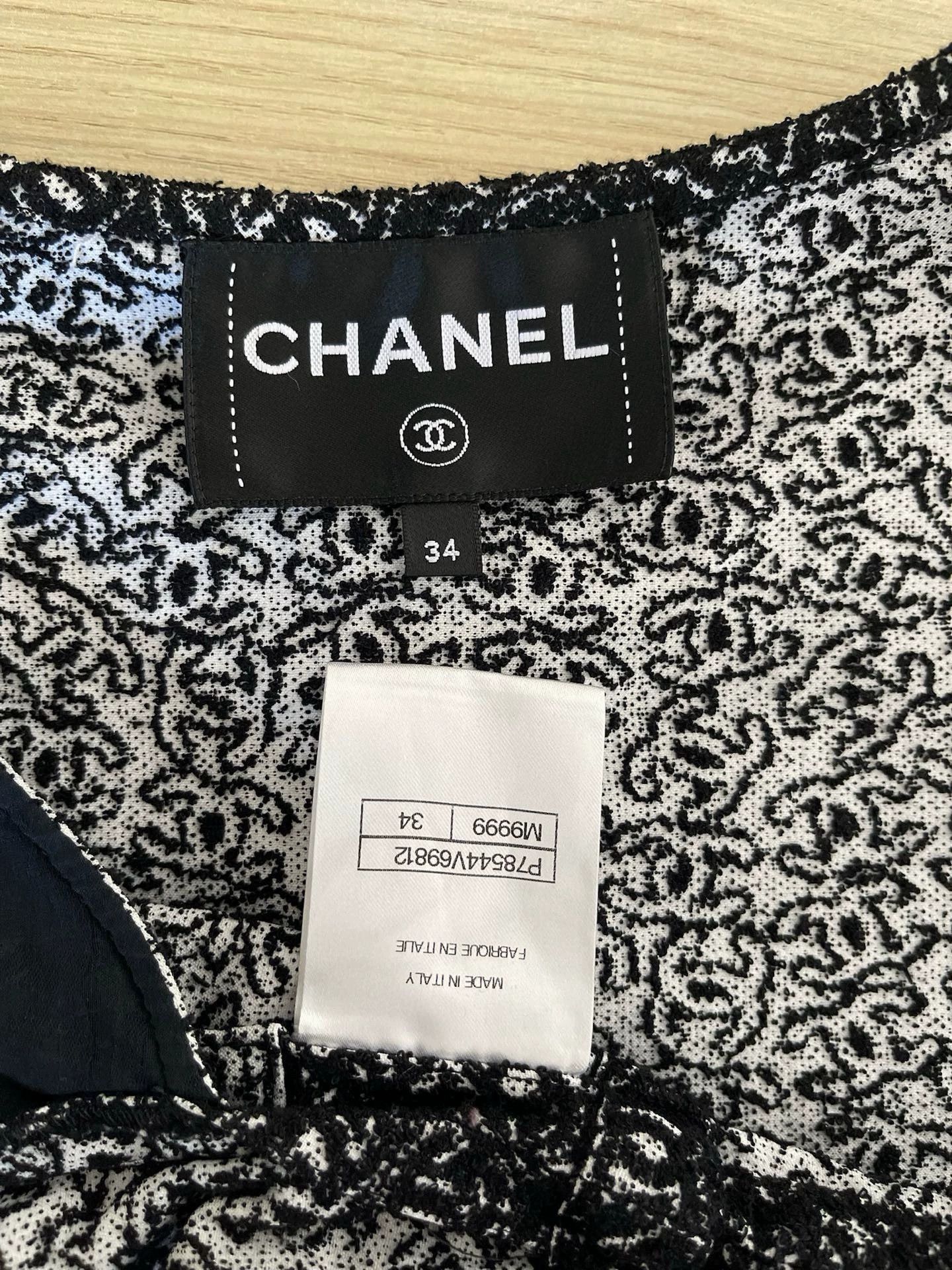 Chanel Chanel 2025 Coco Beach Silver Black Dress - dmc Size US 34 / EU 50 - 3 Thumbnail