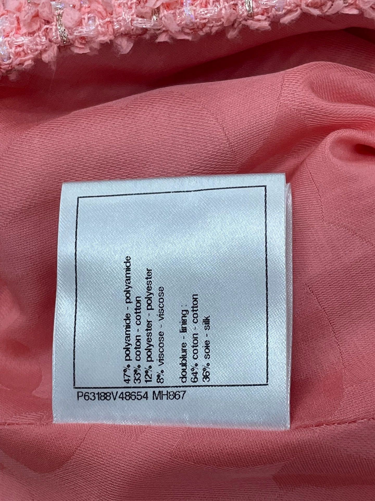 Chanel Tweed Pink Half Skirt - dmc
