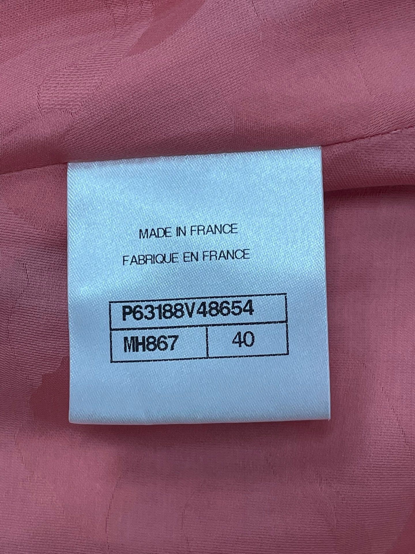 Chanel Tweed Pink Half Skirt - dmc