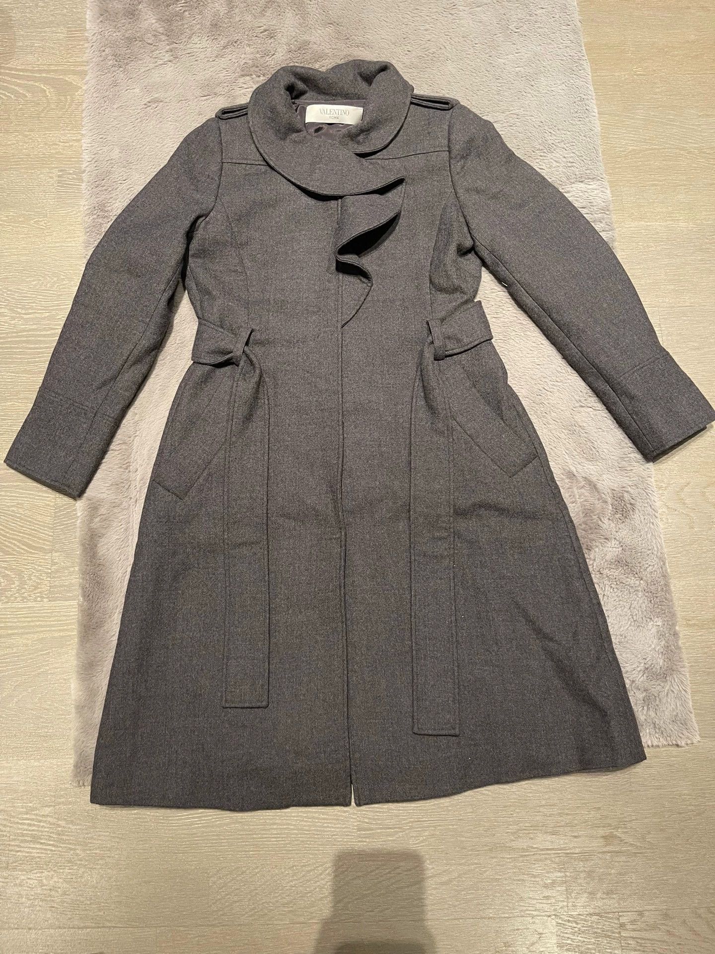Valentino Valentino Gray Wool Coat Size 8 - dmc Size US XS / EU 42 / 0 - 3 Thumbnail