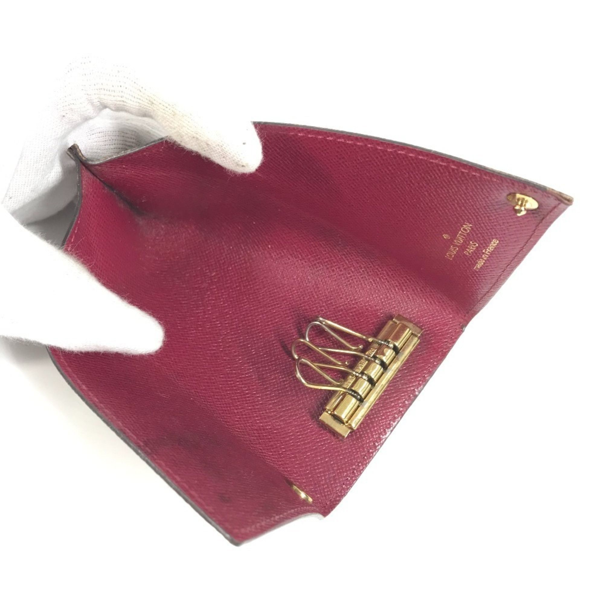 Louis Vuitton LOUIS VUITTON M61475 Monogram Multicle Berlingo 4-Piece Key Case, Canvas, Unisex, Brown Size ONE SIZE - 8 Thumbnail