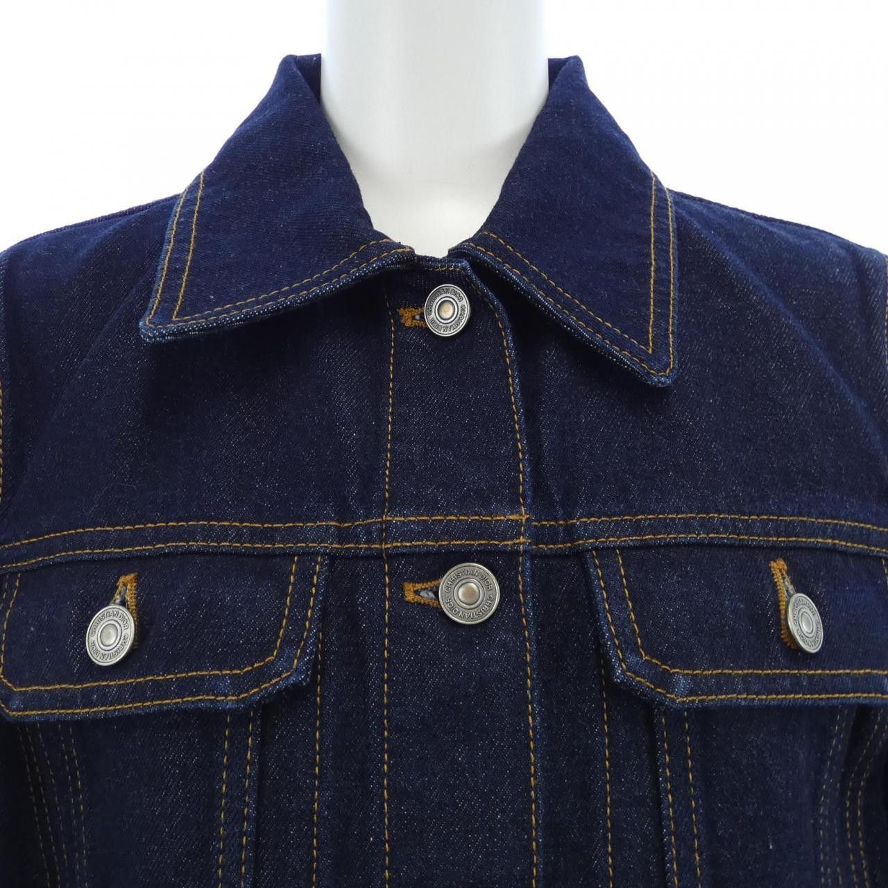 Dior Dior Christian Dior Denim Jacket Denim Outerwear 312V18A3554 DUTY FREE for USA Size ONE SIZE - 5 Thumbnail