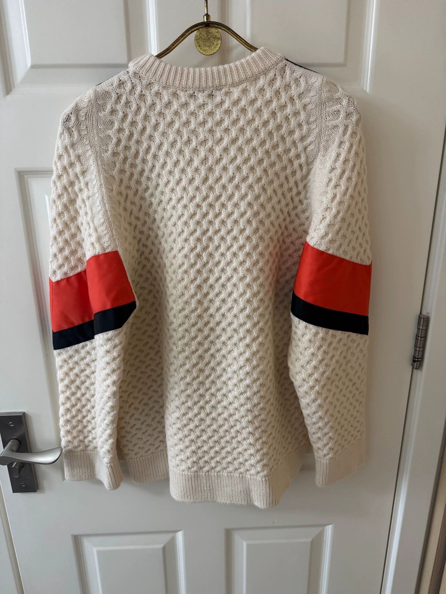 Valentino Oversize Beige Knit Sweater - dmc