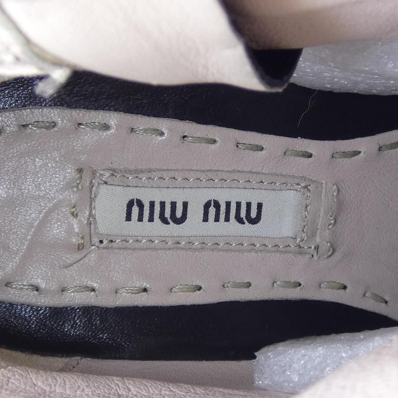 Miu Miu Miu Miu Miu Miu Sneakers Leather Shoes 5I9323 DUTY FREE for USA Size ONE SIZE - 6 Thumbnail
