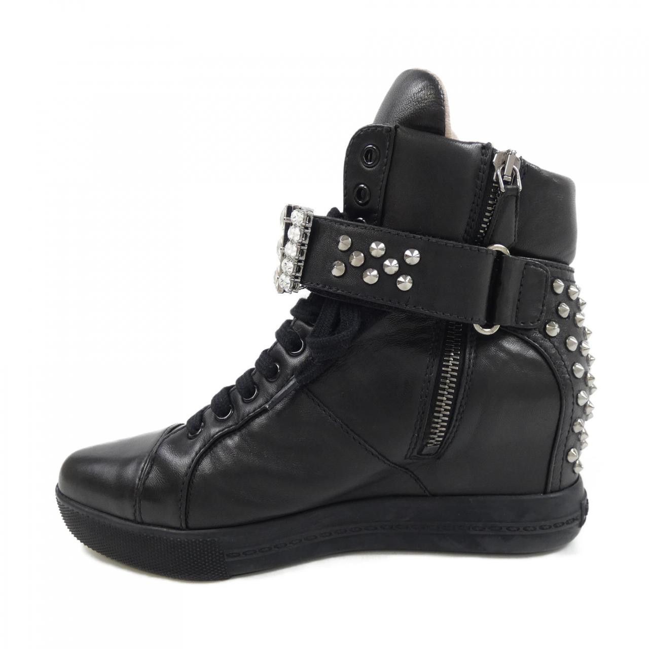 Miu Miu Miu Miu Miu Miu Sneakers Leather Shoes 5I9323 DUTY FREE for USA Size ONE SIZE - 2 Thumbnail