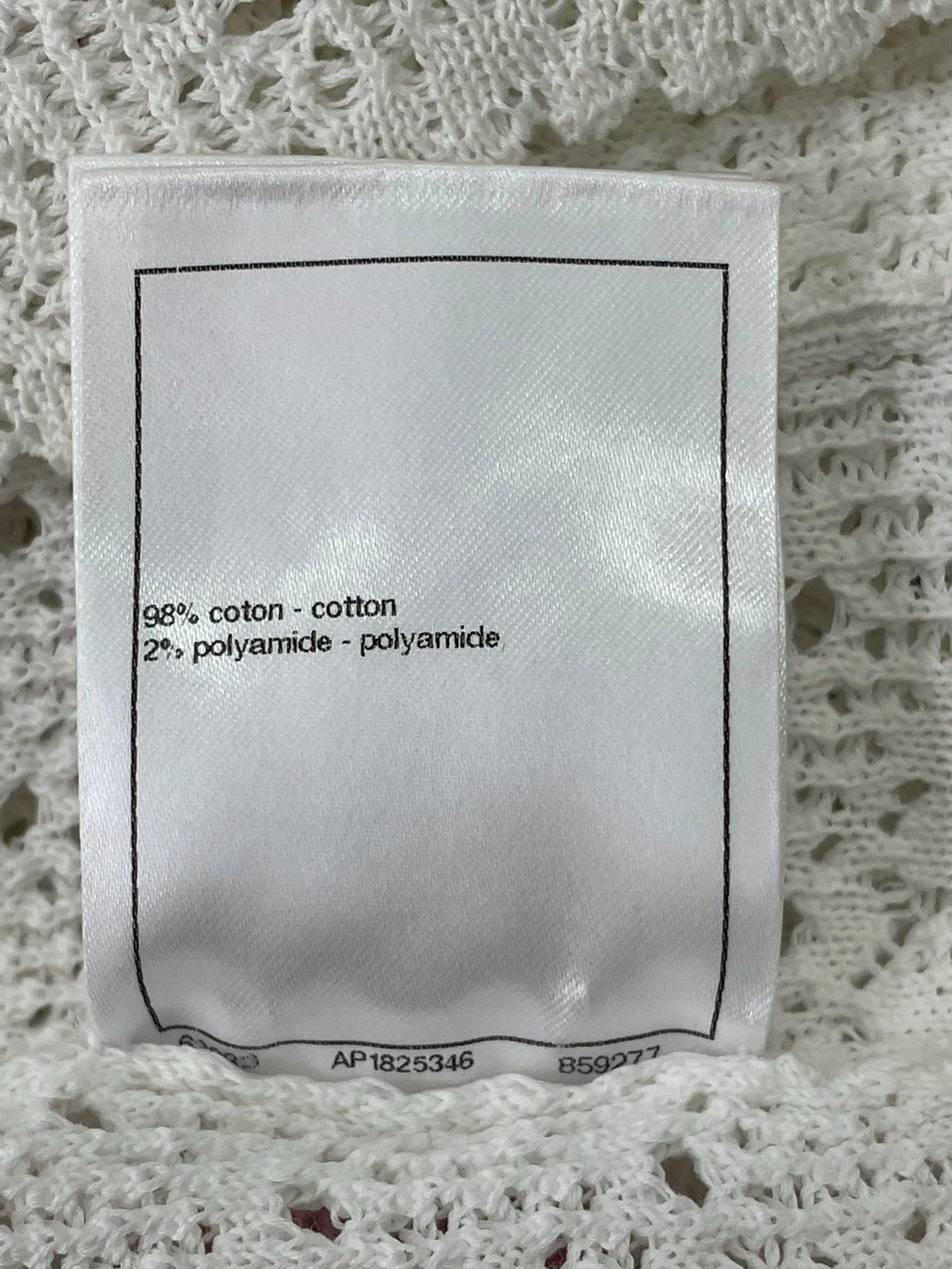 Chanel Chanel 24P White Pink Knit Vest - dmc Size US M / EU 48-50 / 2 - 6 Thumbnail