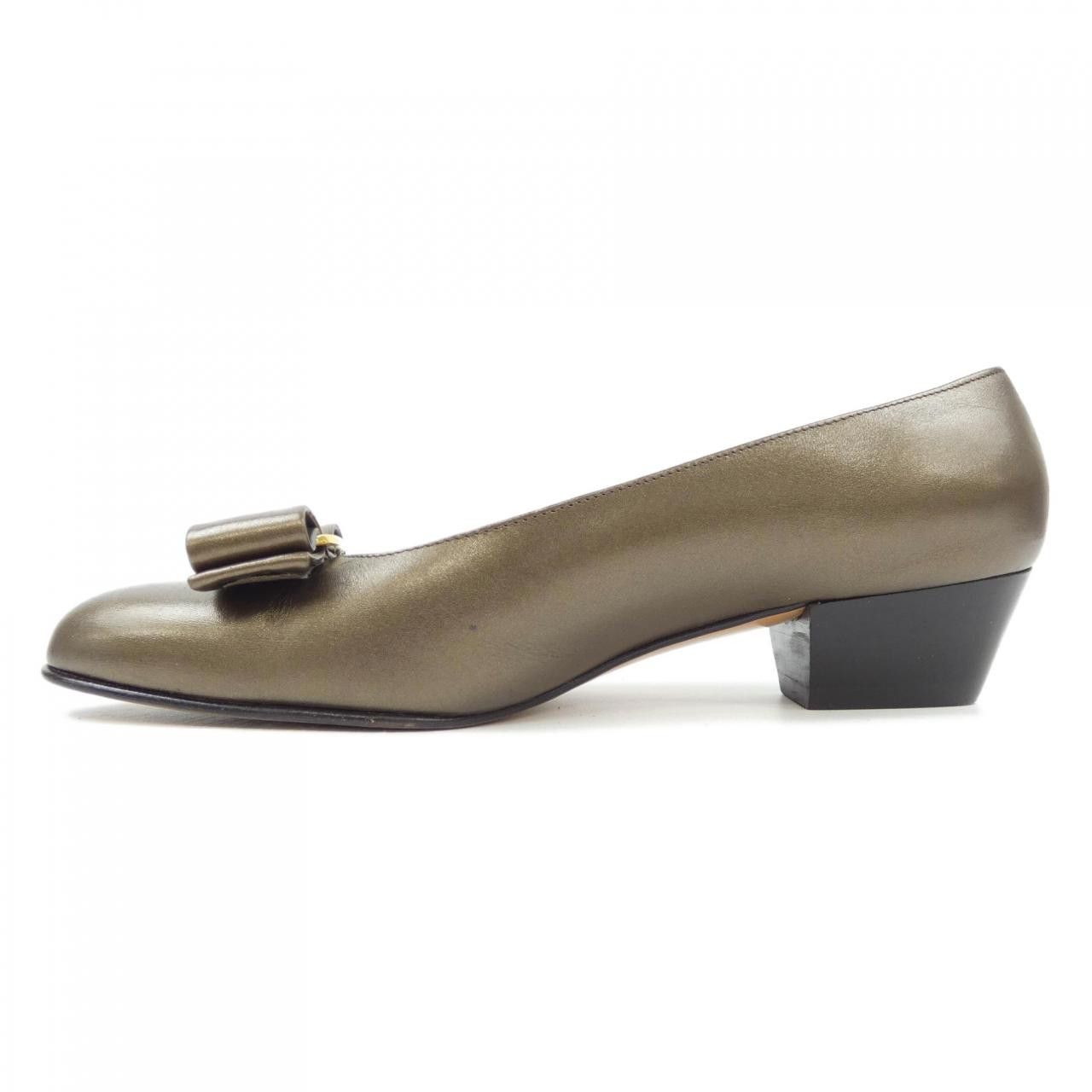 Salvatore Ferragamo Salvatore Ferragamo Salvatore Ferragamo Vintage Pumps Leather Shoes DUTY FREE for USA Size ONE SIZE - 2 Thumbnail