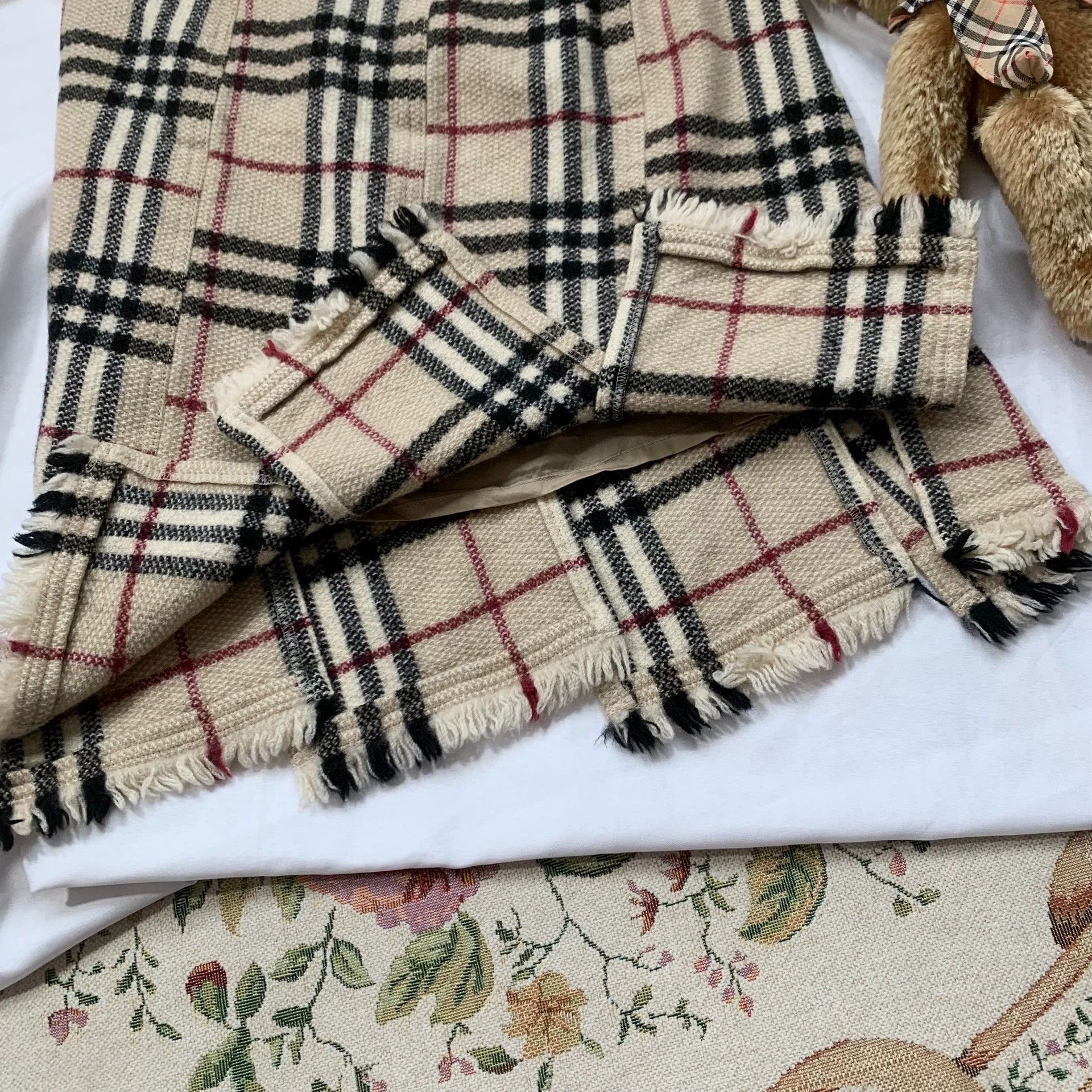 Burberry Burberry Plaid Irregular Wool Skirt - dmc Size US 28 / EU 44 - 5 Thumbnail