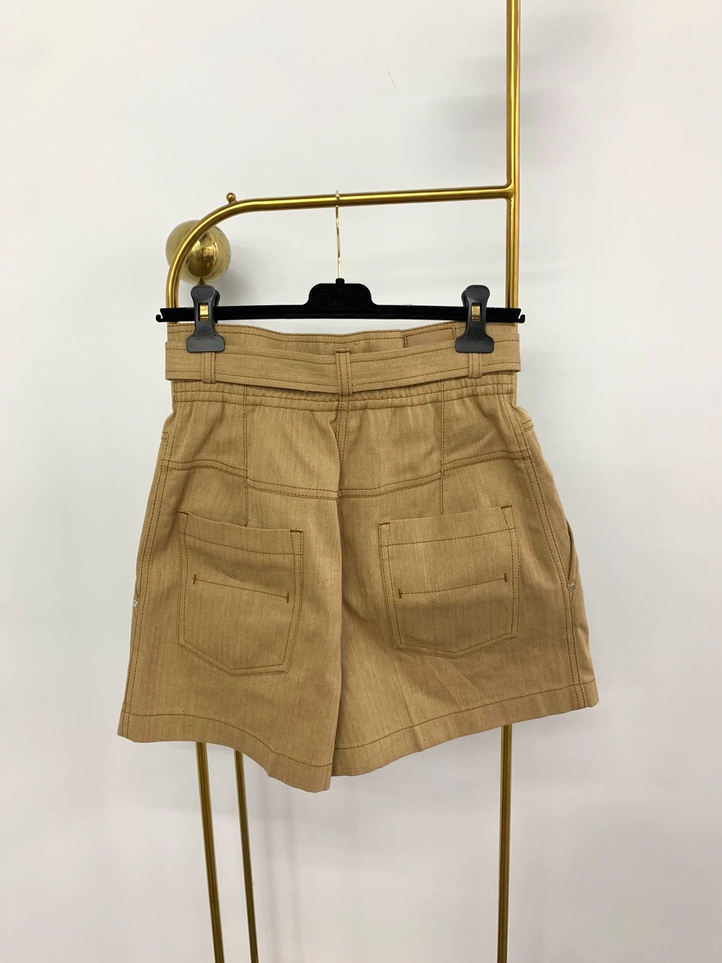 Hermes Hermes 24SS Belted Shorts Beige - dmc Size US 36 / EU 52 - 3 Thumbnail