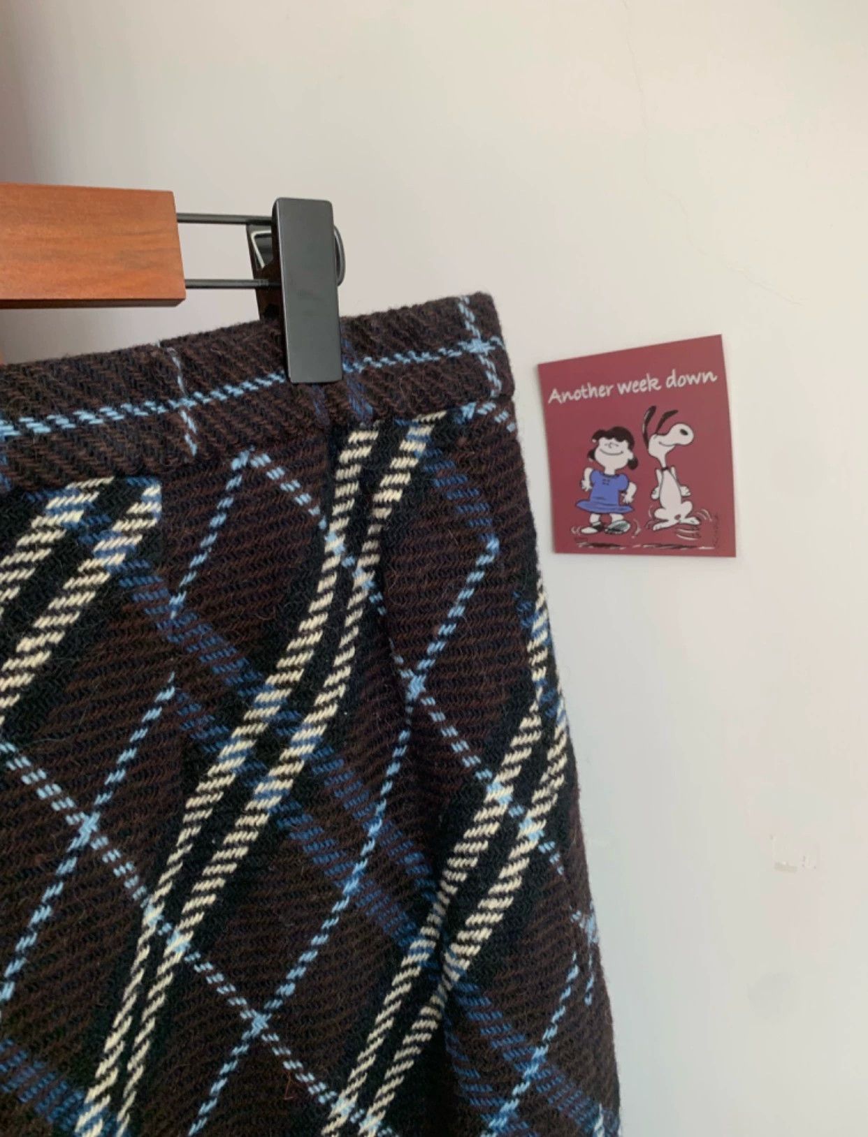 Burberry Burberry Checked Wool Long Skirt - dmc Size US 28 / EU 44 - 6 Thumbnail