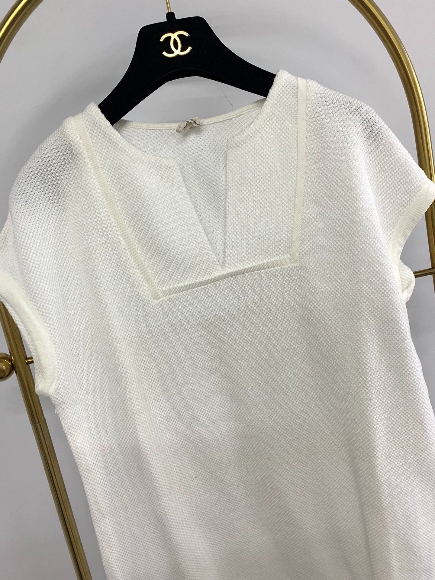 Hermes Hermes White Sleeveless Dress - dmc Size US M / EU 48-50 / 2 - 2 Thumbnail