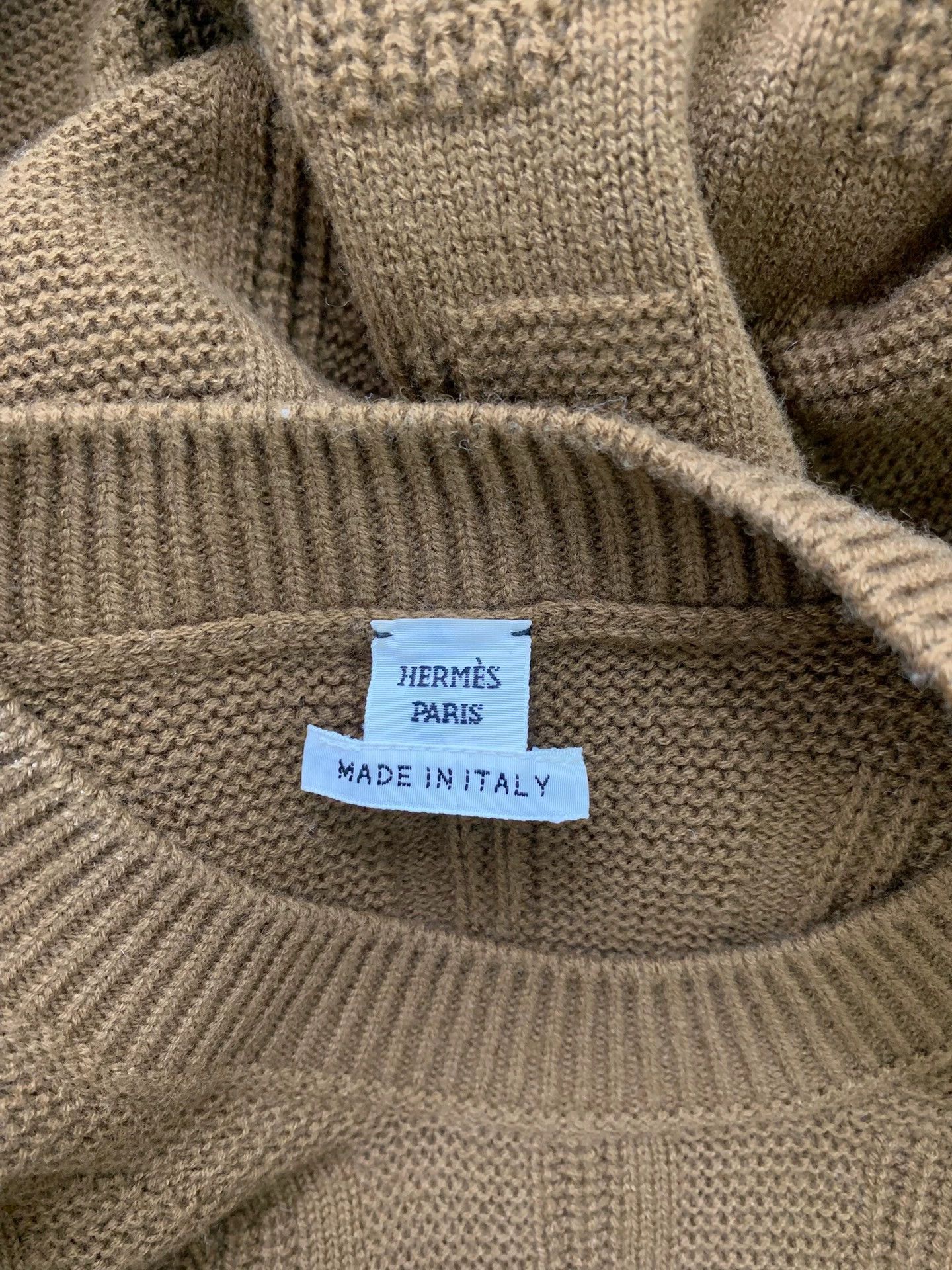 Hermes Hermes Brown Patterned Sweater Size 38 - dmc Size US M / EU 48-50 / 2 - 3 Thumbnail