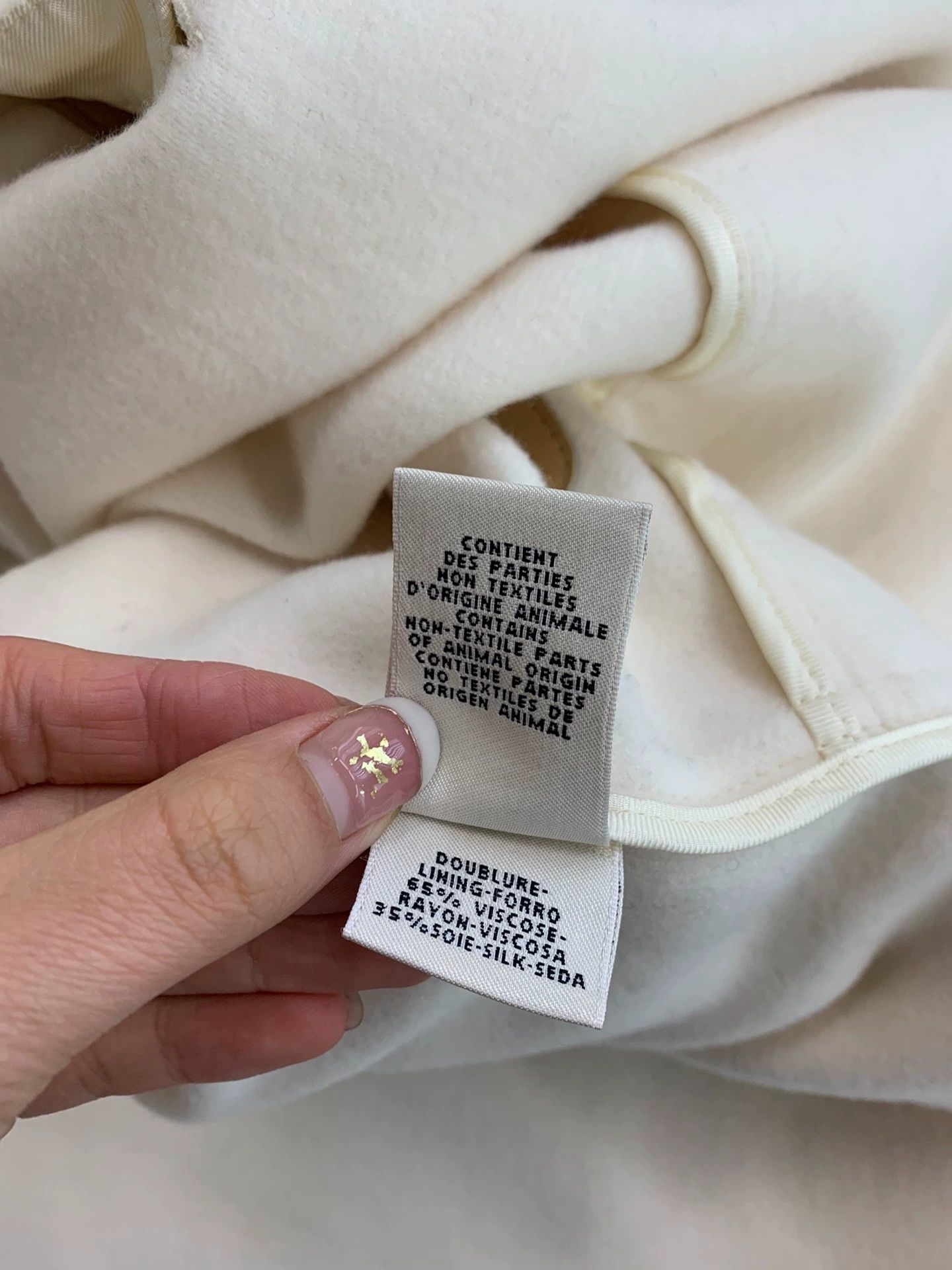 Hermes Hermes White Leather Trim Coat - dmc Size US M / EU 48-50 / 2 - 6 Thumbnail