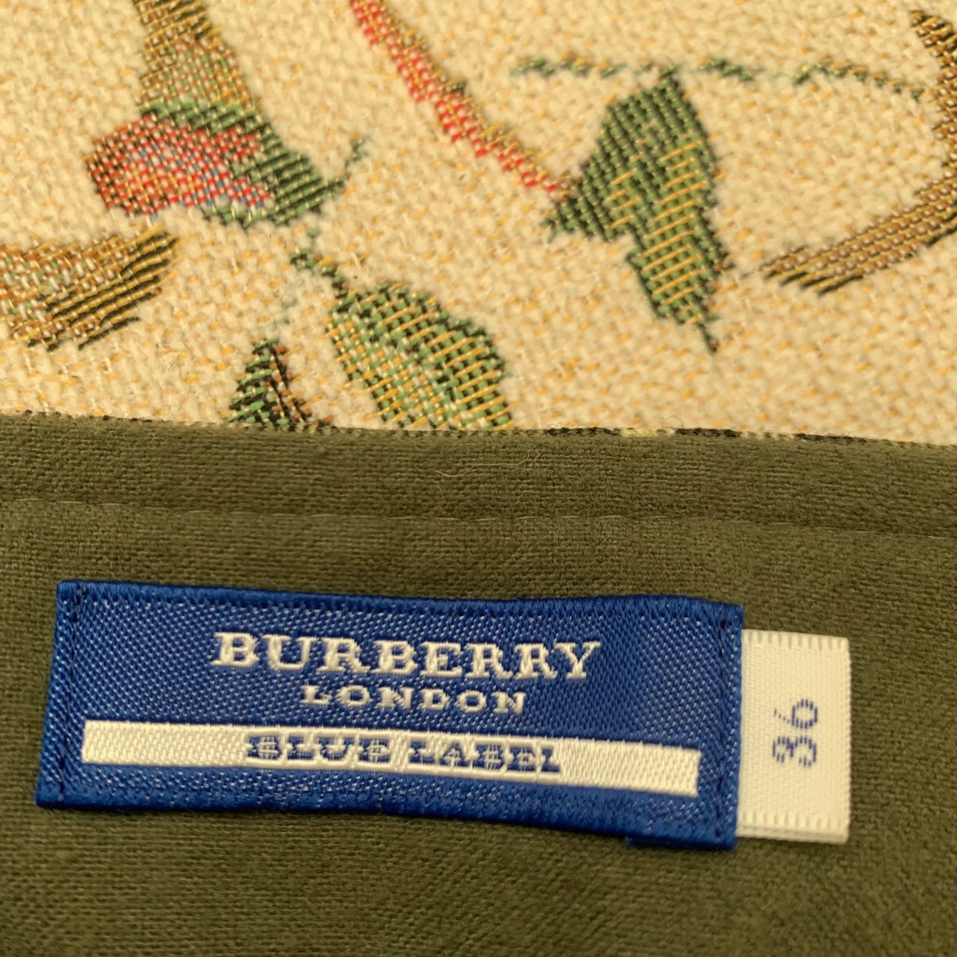 Burberry Burberry Green Plaid Wool Skirt - dmc Size US 26 / EU 42 - 6 Thumbnail