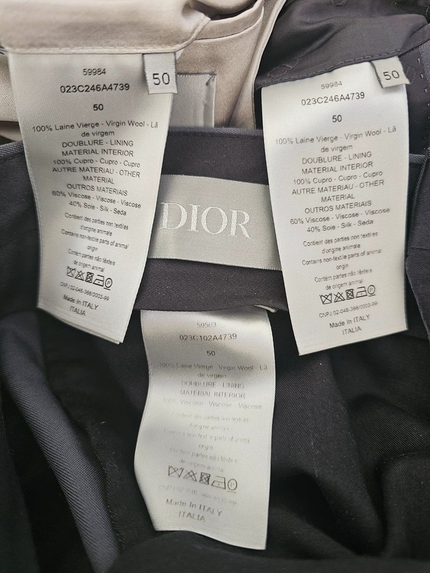 Dior Dior Men's Runway Ribbon Suit Set - dmc Size US M / EU 48-50 / 2 - 8 Thumbnail