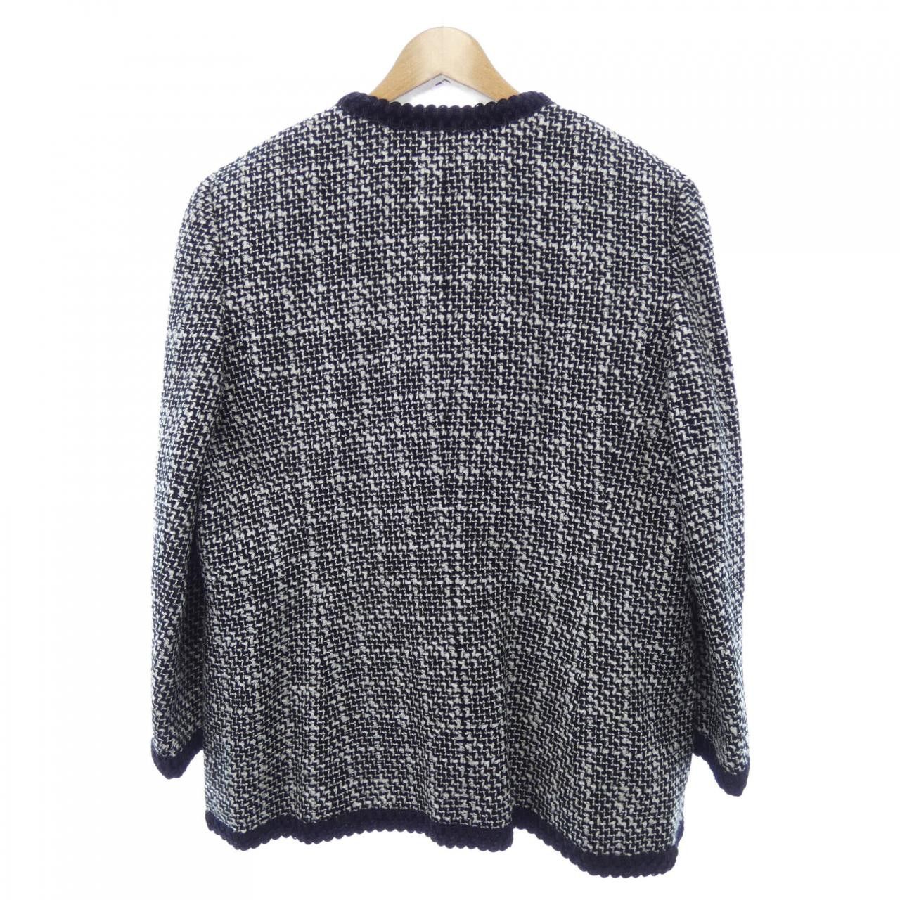 Other Other Leonard Fashion No Collar Jacket Others Outerwear 0321861 DUTY FREE for USA Size ONE SIZE - 2 Thumbnail
