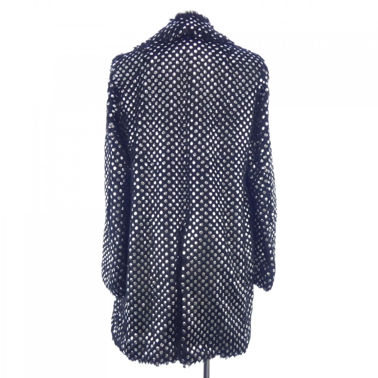 Celine Celine Celine Rabbit Coat Natural Material Outerwear 2D068437E DUTY FREE for USA Size ONE SIZE - 2 Thumbnail