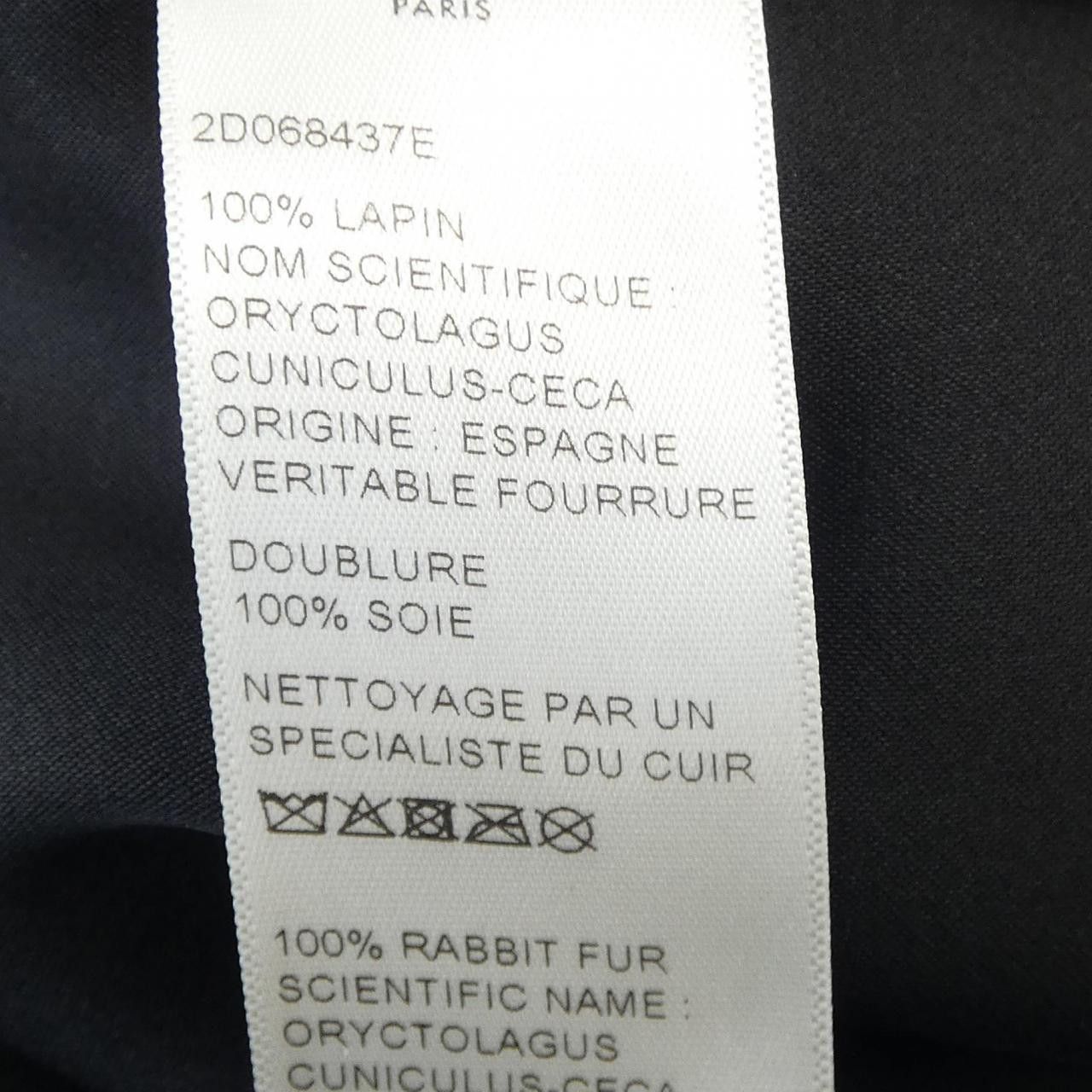 Celine Celine Celine Rabbit Coat Natural Material Outerwear 2D068437E DUTY FREE for USA Size ONE SIZE - 3 Thumbnail