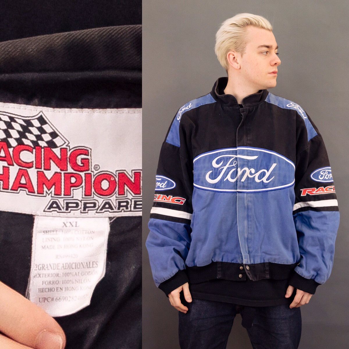 Chase Authentics × Made In Usa × Vintage vintage 90s blue