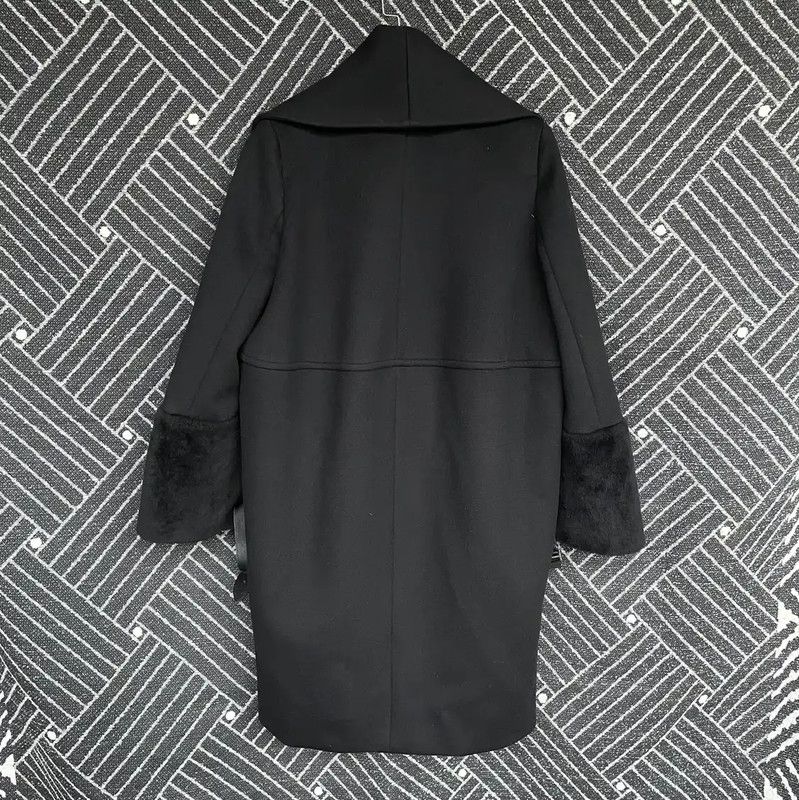 Max Mara MaxMara Black Cashmere Blend Coat for Women 0089 Size S / US 4 / IT 40 - 2 Thumbnail