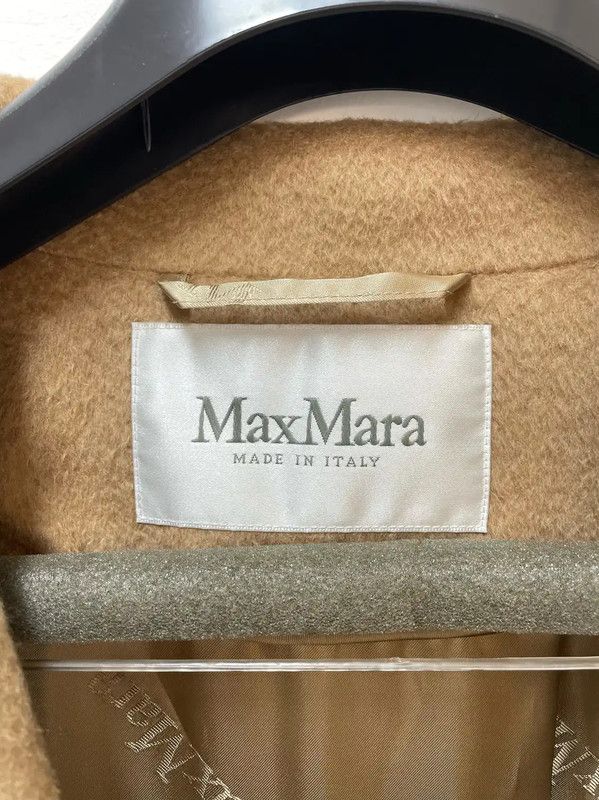 Max Mara MaxMara Brown Wool Women's Coat 0089 Size M / US 6-8 / IT 42-44 - 3 Thumbnail