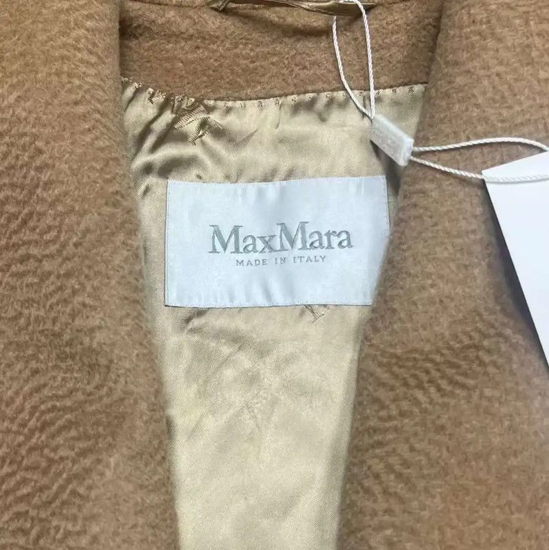 Max Mara MaxMara Camel Cotton Hooded Coat for Women 0089 Size S / US 4 / IT 40 - 3 Thumbnail