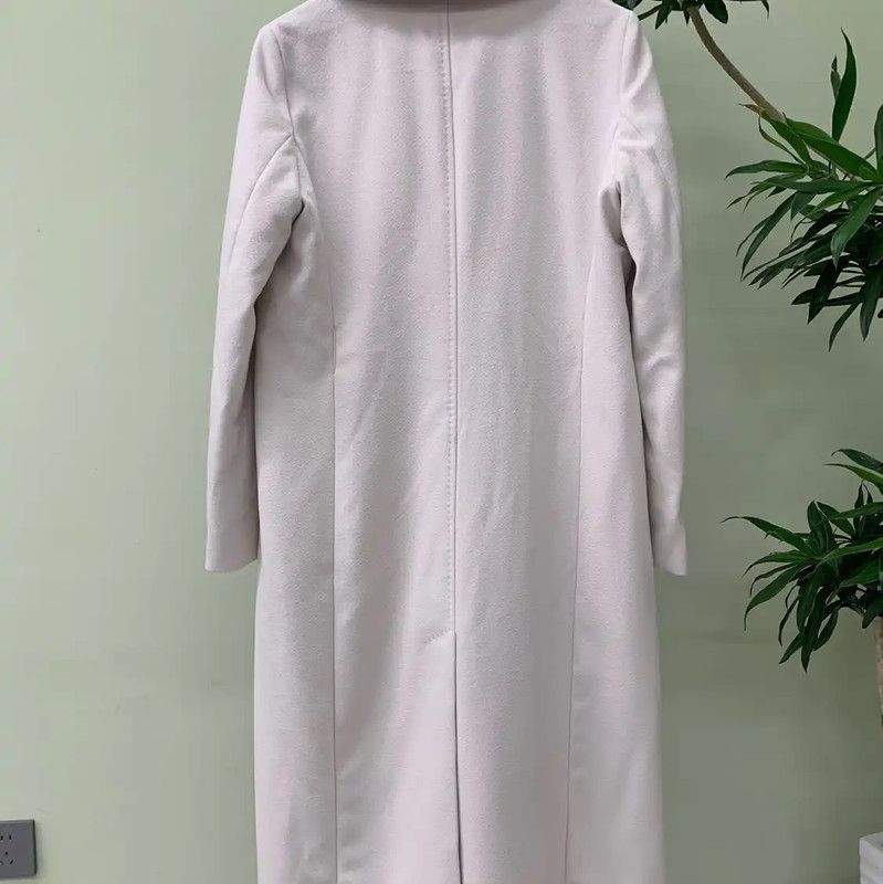 Max Mara MaxMara Elegant Women's White Coat 0089 Size XL / US 12-14 / IT 48-50 - 3 Thumbnail