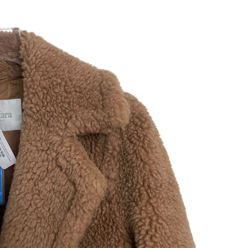 Max Mara MaxMara Camel Silk Women's Jacket 0089 Size M / US 6-8 / IT 42-44 - 3 Thumbnail
