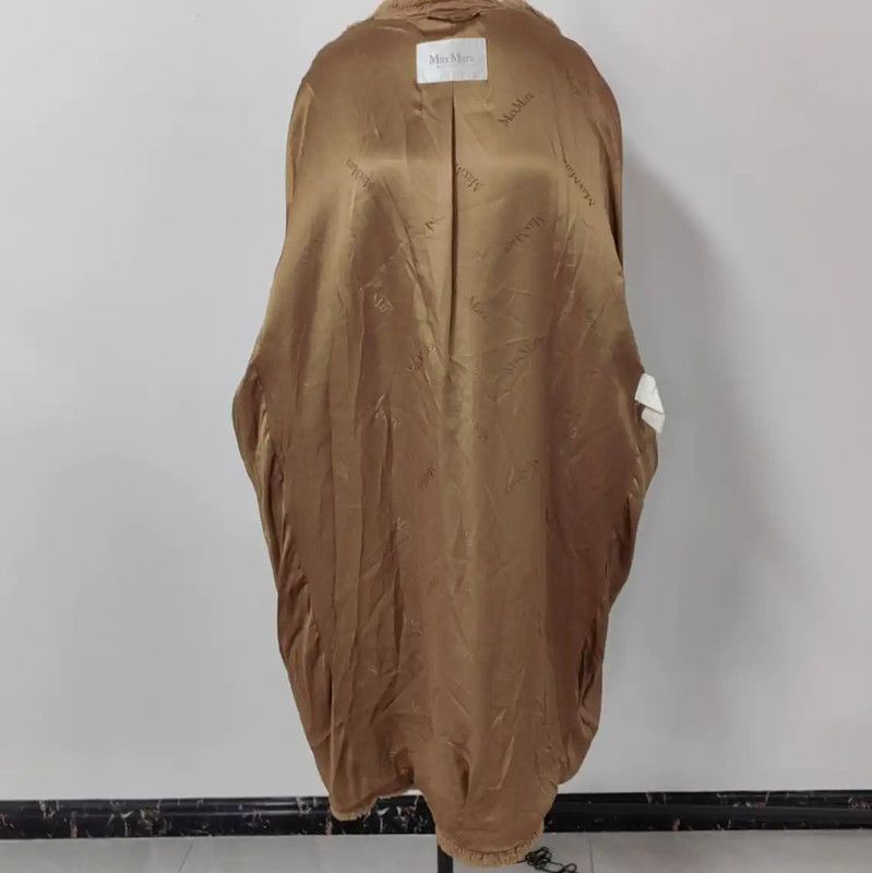 Max Mara MaxMara Stylish Brown Wool Women's Coat 0089 Size L / US 10 / IT 46 - 4 Thumbnail