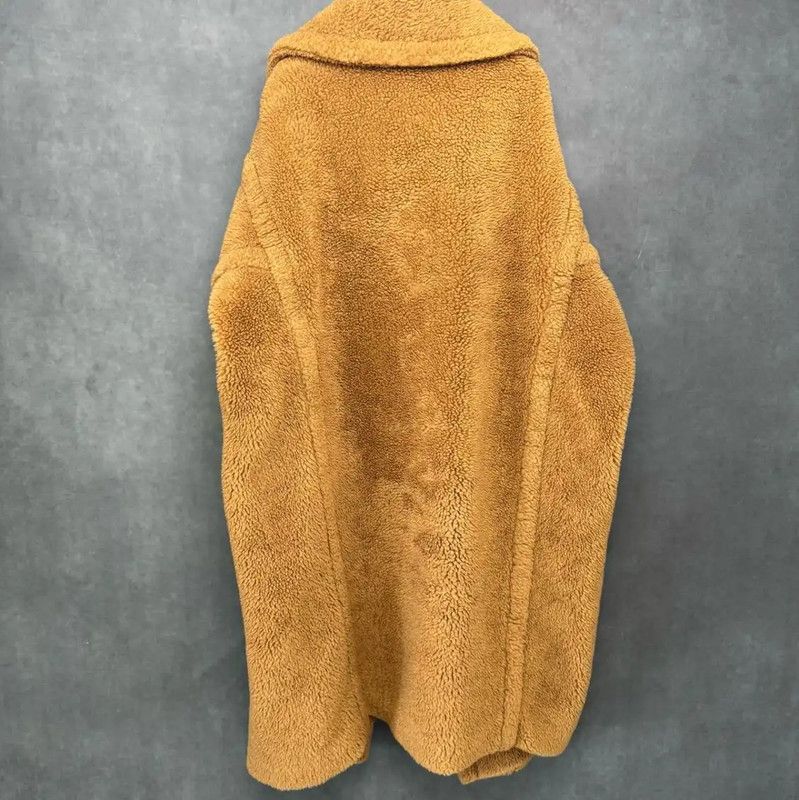 Max Mara MaxMara Stylish Brown Wool Women's Coat 0089 Size L / US 10 / IT 46 - 2 Thumbnail