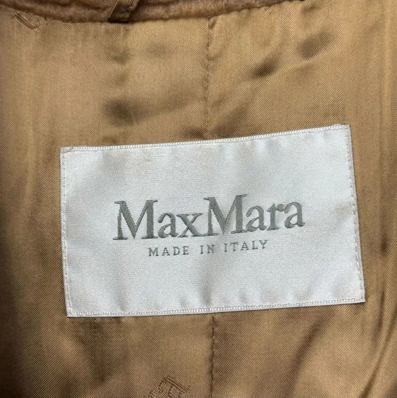 Max Mara MaxMara Stylish Brown Wool Women's Coat 0089 Size L / US 10 / IT 46 - 5 Thumbnail
