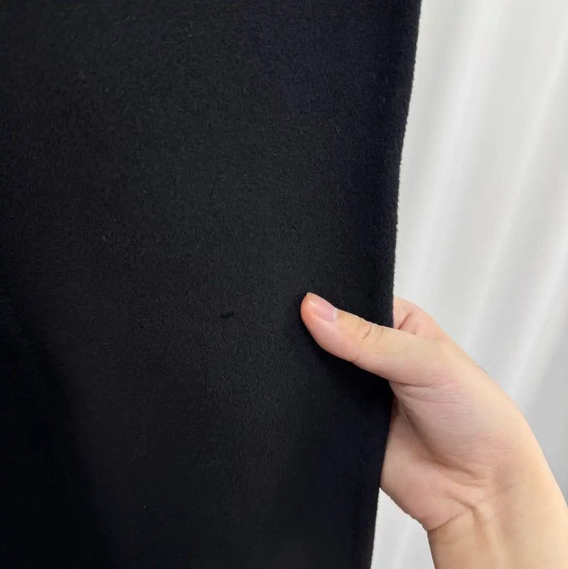 Max Mara MaxMara Elegant Black Cashmere Long Coat 0089 Size XS / US 0-2 / IT 36-38 - 5 Thumbnail