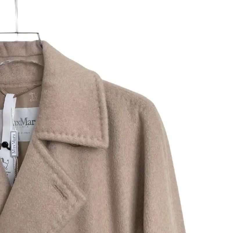Max Mara MaxMara Women's Camel Wool Overcoat 0089 Size M / US 6-8 / IT 42-44 - 3 Thumbnail