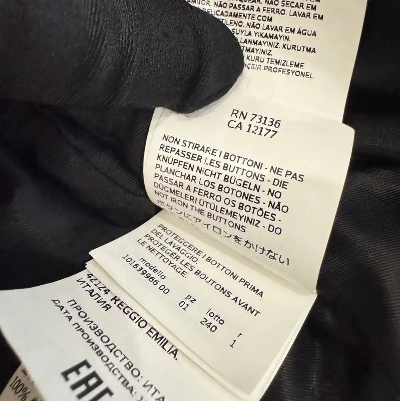 Max Mara MaxMara Cozy Black Women's Coat 0089 Size XS / US 0-2 / IT 36-38 - 8 Thumbnail