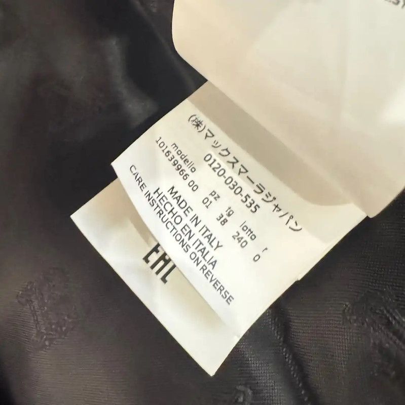 Max Mara MaxMara Cozy Black Women's Coat 0089 Size XS / US 0-2 / IT 36-38 - 6 Thumbnail