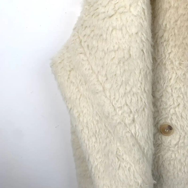 Max Mara MaxMara Cream Alpaca Wool Ladies Coat 0089 Size S / US 4 / IT 40 - 4 Thumbnail